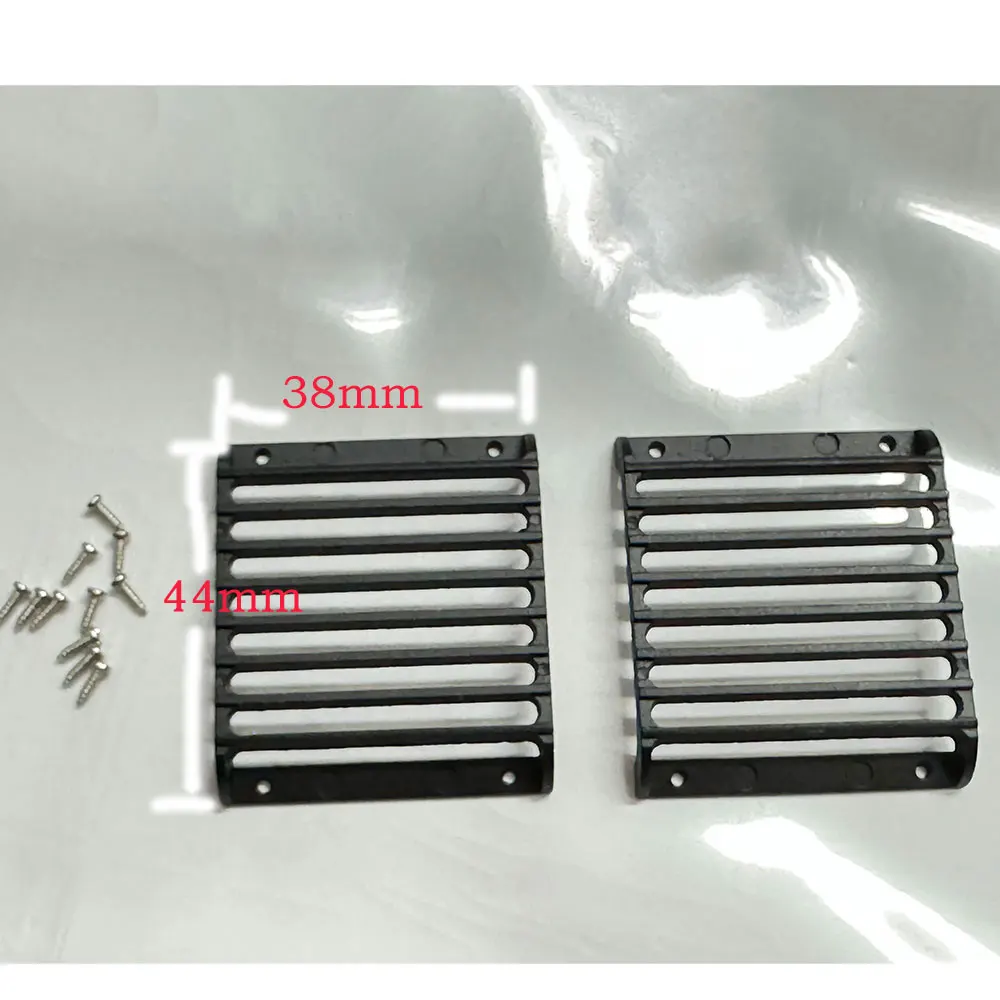 Traxxas TRX4 用メタル フロント ライト ガード – 1/10 ランドローバー ディフェンダー スタイル (2 個セット)