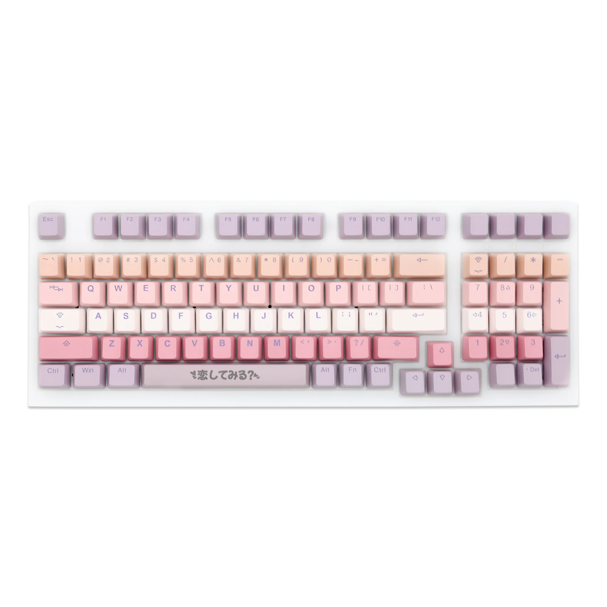 Taihao Amor em Paris Pbt Double Shot Keycaps Teclado Mecânico Gaming Faça Você Mesmo Caps Backlit Perfil Oem Luz Através Iso uk