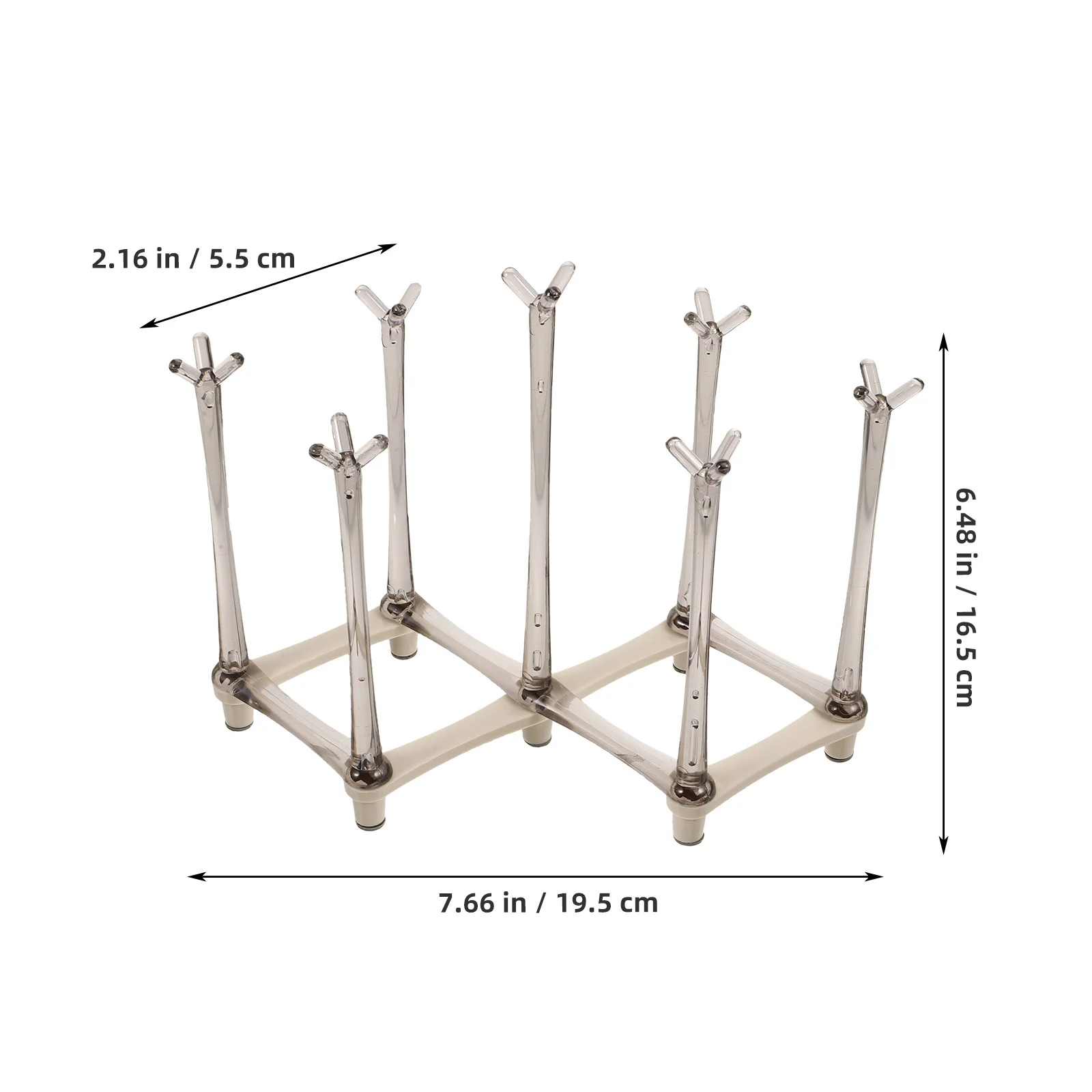 Выдвижная сушилка для чашек, современный держатель для кружки, кухонный органайзер, сушилка для кофейных чашек, компактная подставка для хранения