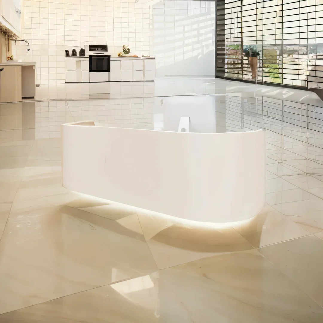 

Reception Business Shop Counter Desk Modern Salon Hairdressing Hairdresser Cosmetics Furniture Luxury Escritorio Supermarket