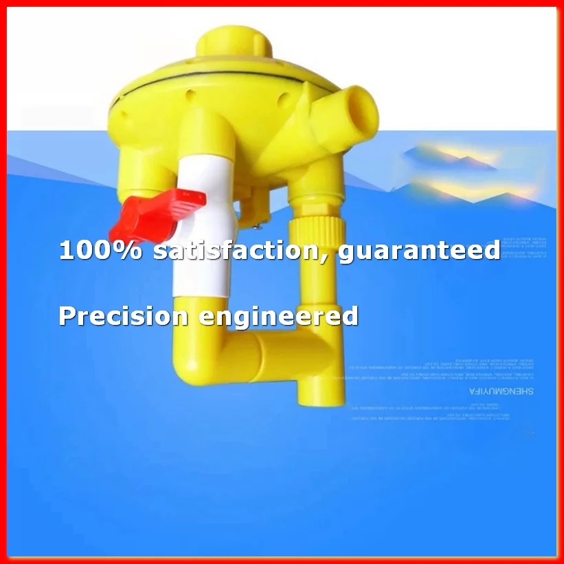 Poultry Farming System Water Line Water Pressure Regulator Automatic Pressure Regulating Valve 1Pcs Yellow-A55K