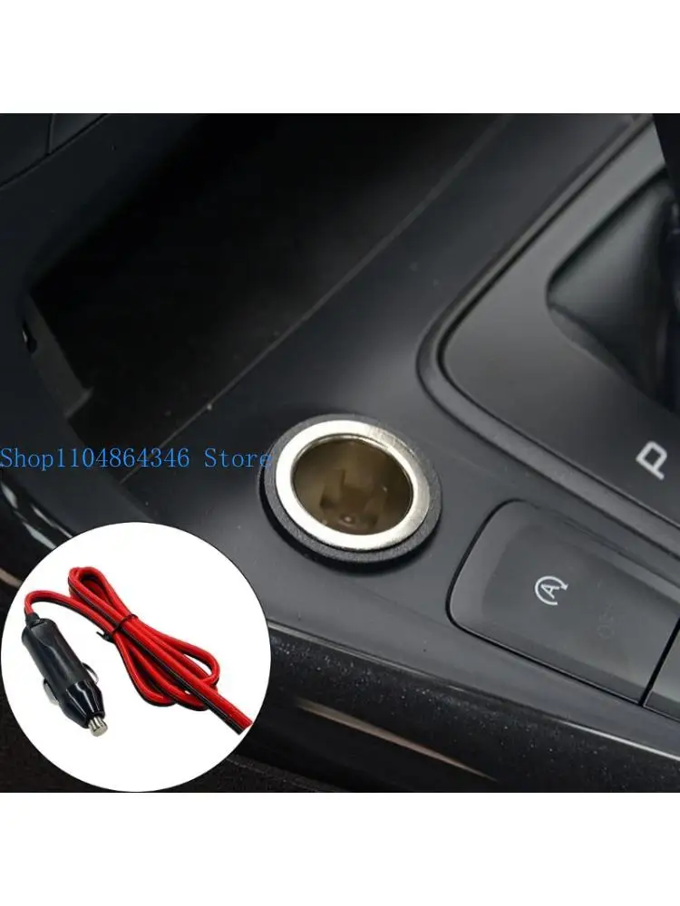 652F Automotive Power Pigtail Cable Line with Auxiliary Outlet Male Head 30-300cm