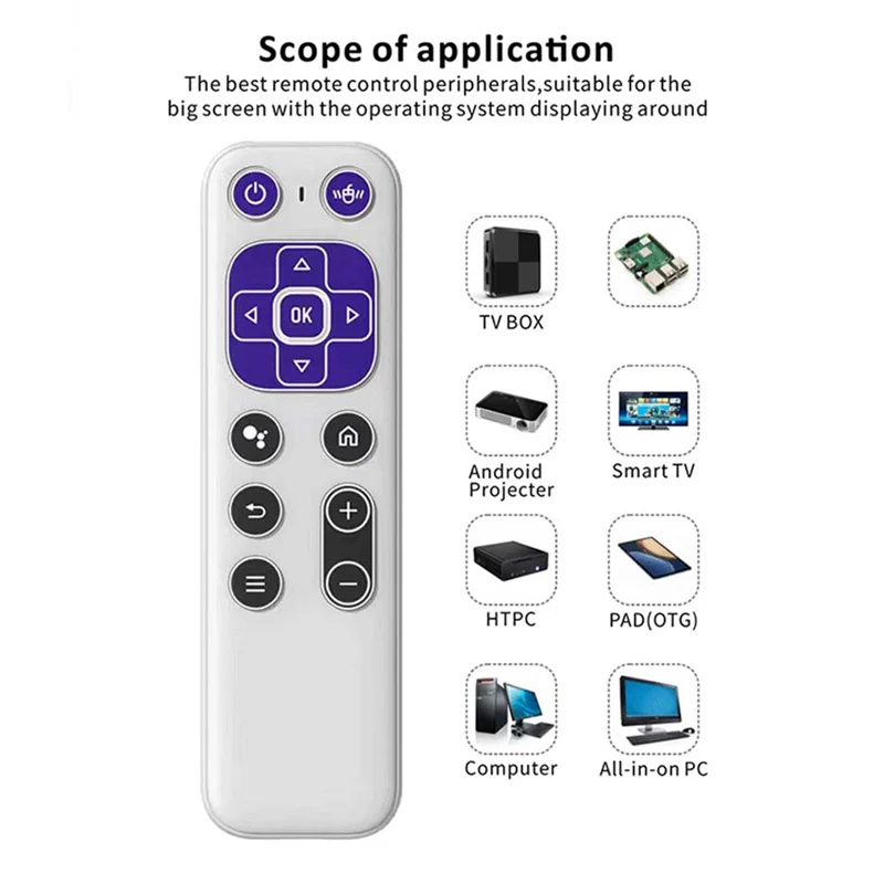 A003 T6 Bluetooth Fernbedienung Wireless Voice Air Mouse Gyroskop Somatosensory 2,4G Bluetooth Dual Mode Air Mouse