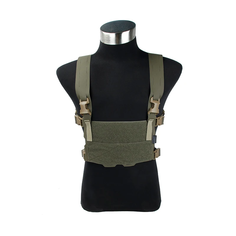 

TMC Tactical Light Mini Micro Harness Chest Rig Panel Laminated Ranger Green TMC3603