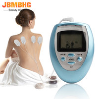 Digital TENS EMS Massager Electric Muscle Stimulator Pulse Back Neck Pain Relief Electrode Massage Pads Health Therapy Machine