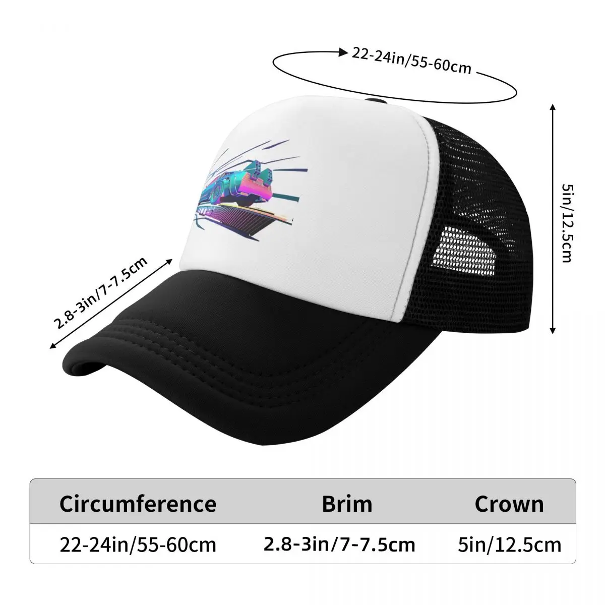 Back To The Future - 1.21 Gigawatts Cap Fashion Casual Mesh Baseball Caps Adjustable Hat Hip Hop Summer Unisex Baseball Hats