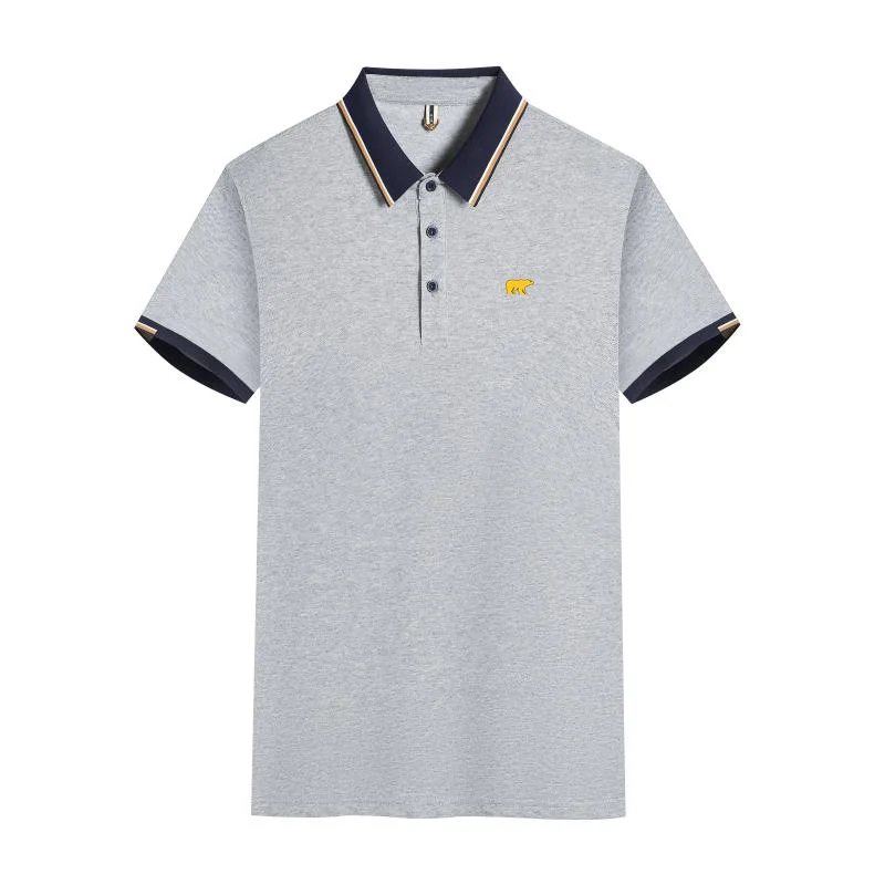 polo shirt for men with lapel short sleeves all match summer comfort