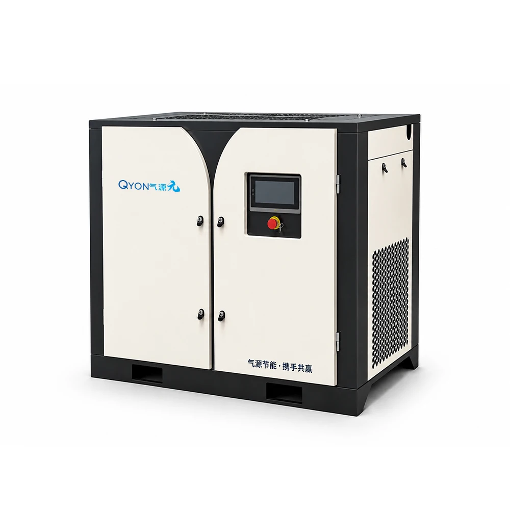 22kW VFD Screw Air Compressor Variable Frequency Drive Energy Saving Low Noise 8 Bar Inverter Industrial Type CE ISO Certified