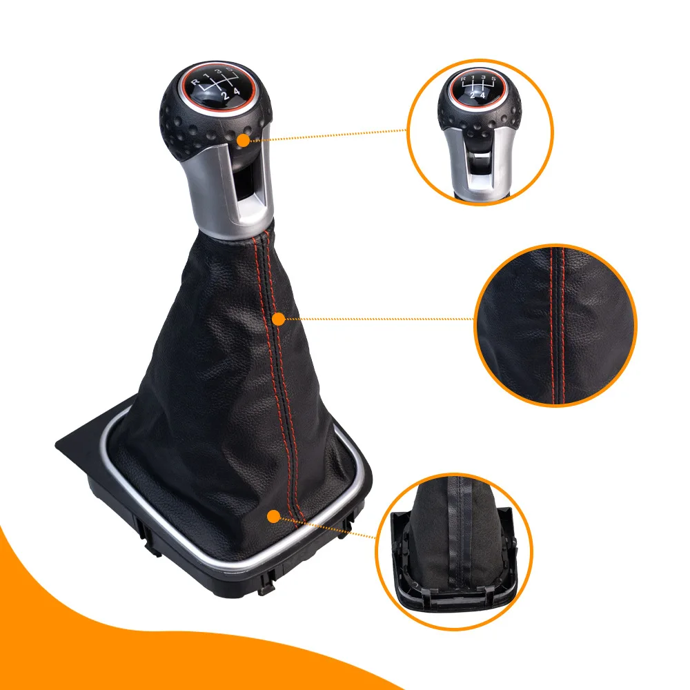 Suitable for Volkswagen GTI car manual gear shift handball gear head dust cover modification accessories 3