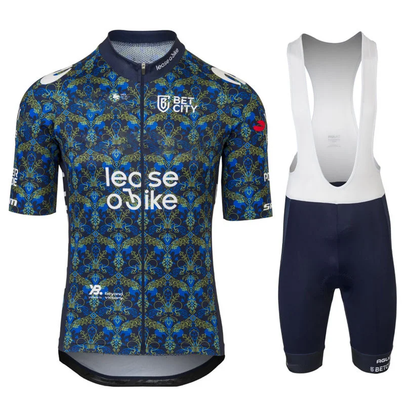 New Pro 2025 Cycling Jersey Set Summer Bicycle Suit Quick Drying Bib Shorts Clothes Mtb Maillot Ropa Ciclismo Mountain Bike Wear