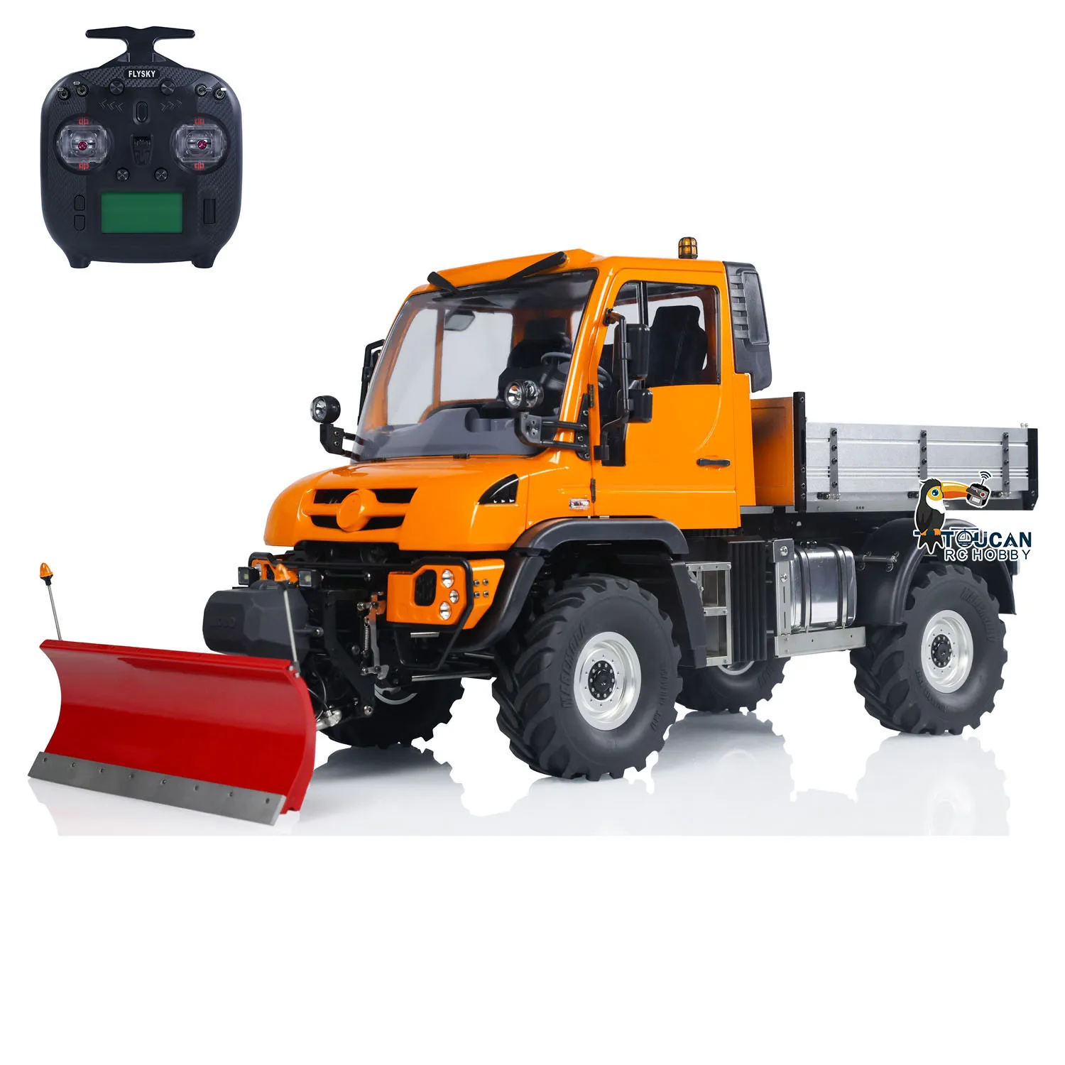 In Stock U423 RC 1/10 Scale Climbing Car Upgraded RTR Hydraulic Lifting Loader with Snow Shovel Remote Control Car Toy Model