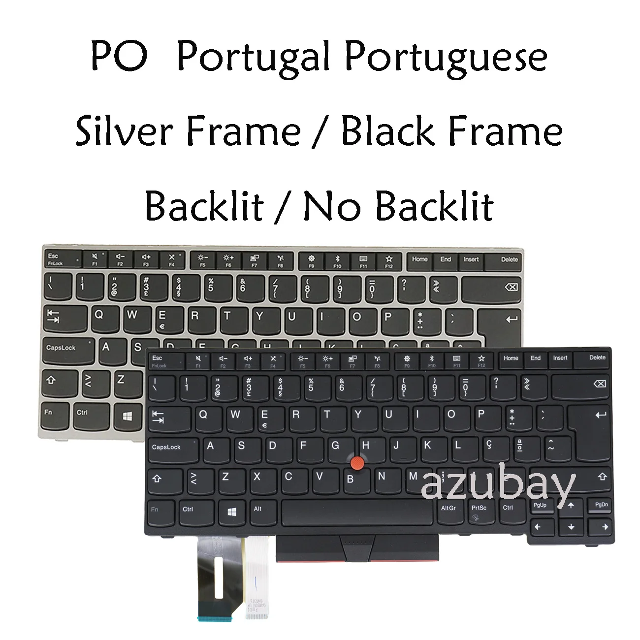Backlit / No Backlit Keyboard For Lenovo Thinkpad T14 Gen 1 20UD 20UE 20S0 20S1 20S2 S0S3, T14 Gen 2 20W0 20W1 20XK Portuguese