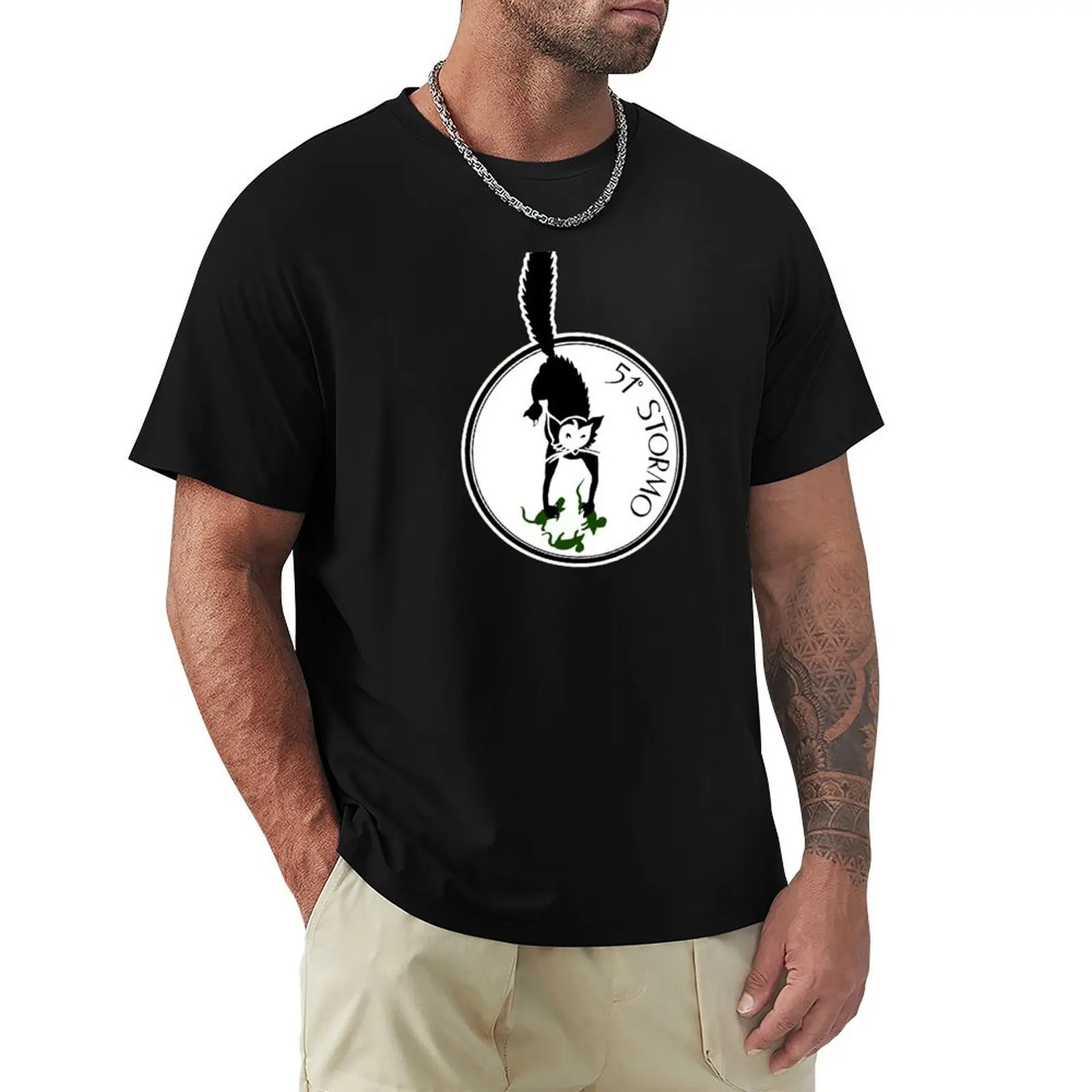 51o Stormo Caccia - White Edge - - Regia Aeronautica Clean Style T-Shirt t shirts for man pack white T-Shirt