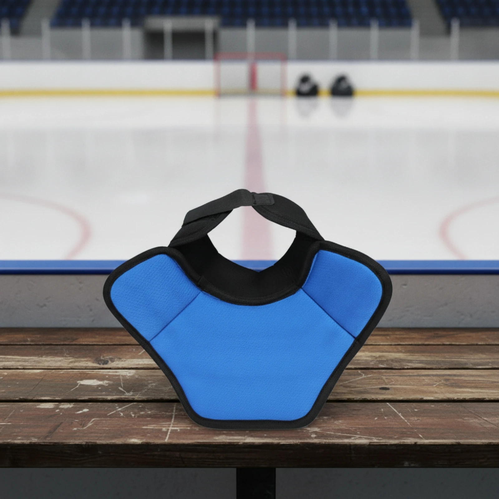 Hockey Neck Guard Padded Neck Guard with Strap Gear Contoured Comfortable