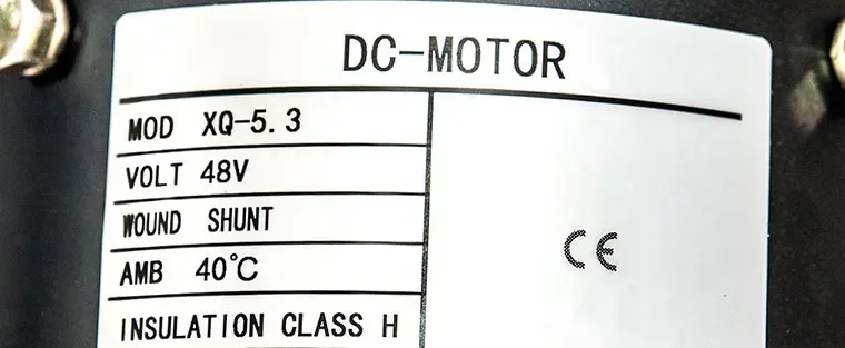 48V / 5.3kW DC SepEx Motor 19 teeth spline, speed sensor for Mar-shell, E-AGLE and LVTONG golf carst, etc.