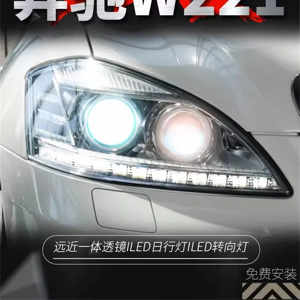 

Car led Headlight Assembly for 06-08 Mercedes-Benz S class W221 S300 S350 DRL daytime running Light turn signal 2pcs