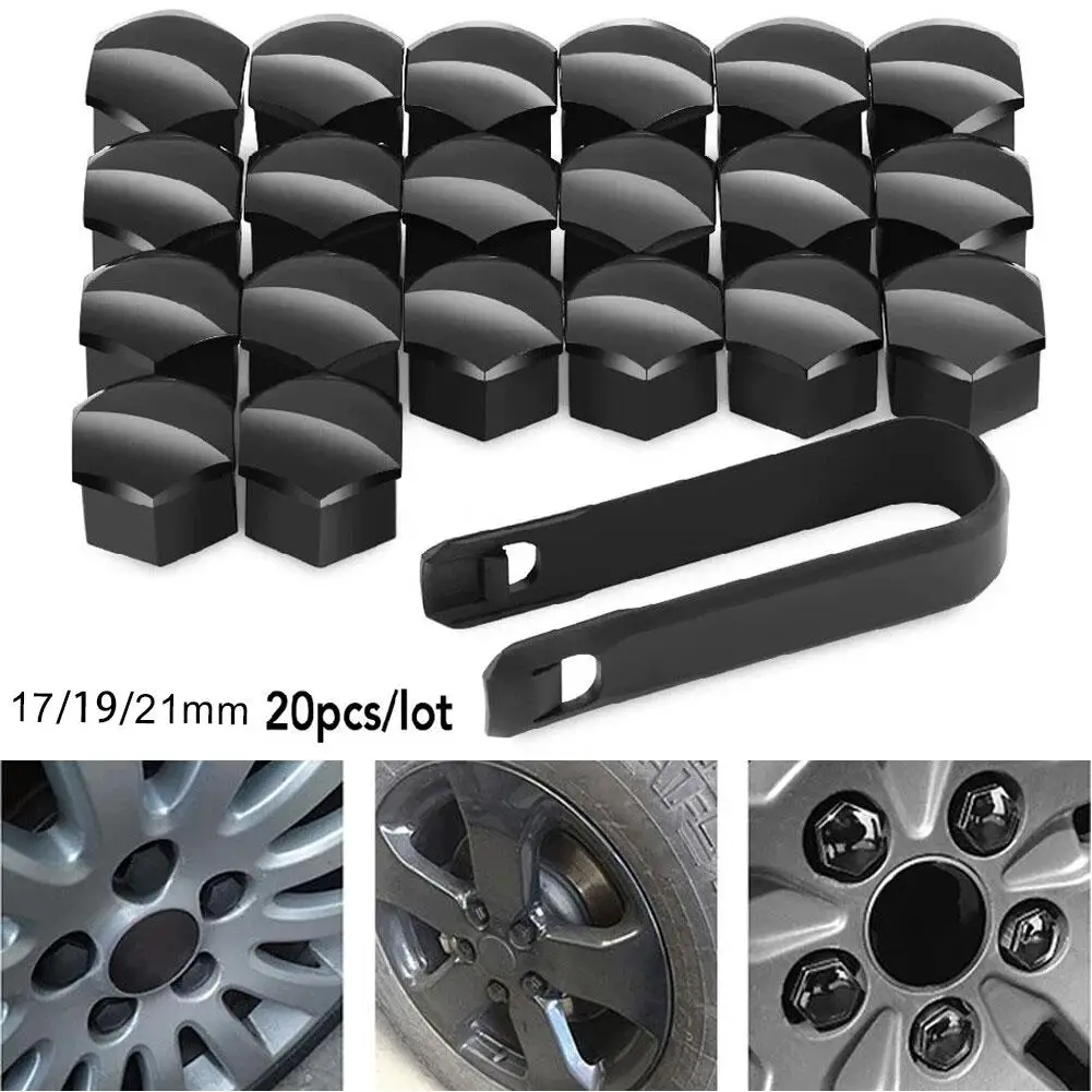 Car Wheel Nut Caps Protection Covers Anti-Rust for AUDI A4 Q5 SEAT Driving Wheel Decoration