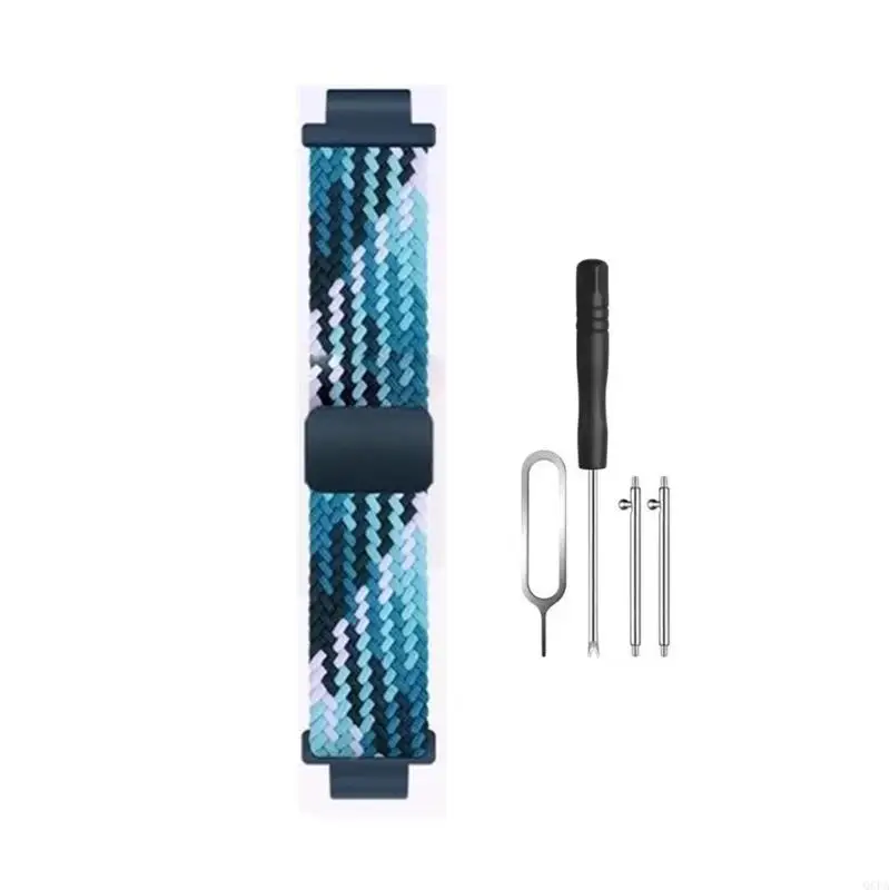 Q6PA Everyday Kids Smartwatch Strap Replacement with Textured Comfort Band, Tool Set and Quick Wear for School Use