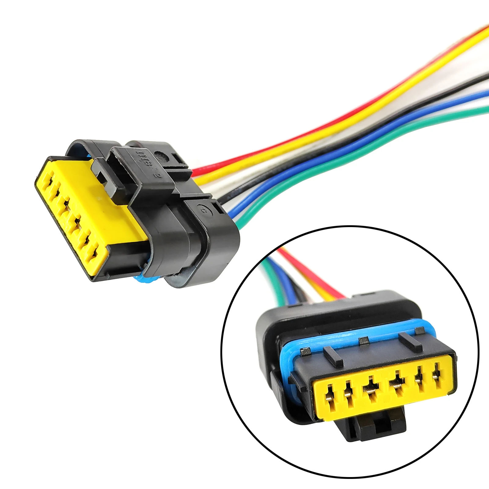 For Nissan Micra March K12 K13 2002 - 2022 Interstar Primastar Rear Tail Light Lamp 6-Pin Connector Pigtail Plug Wiring Harness