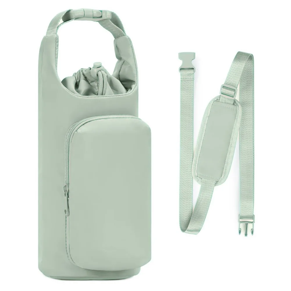 Water Bottle Carrier Bag with Straps Adjustable Shoulder Bag Bottle Accessories Walking Picnic Water Bottle&Cup Accessories
