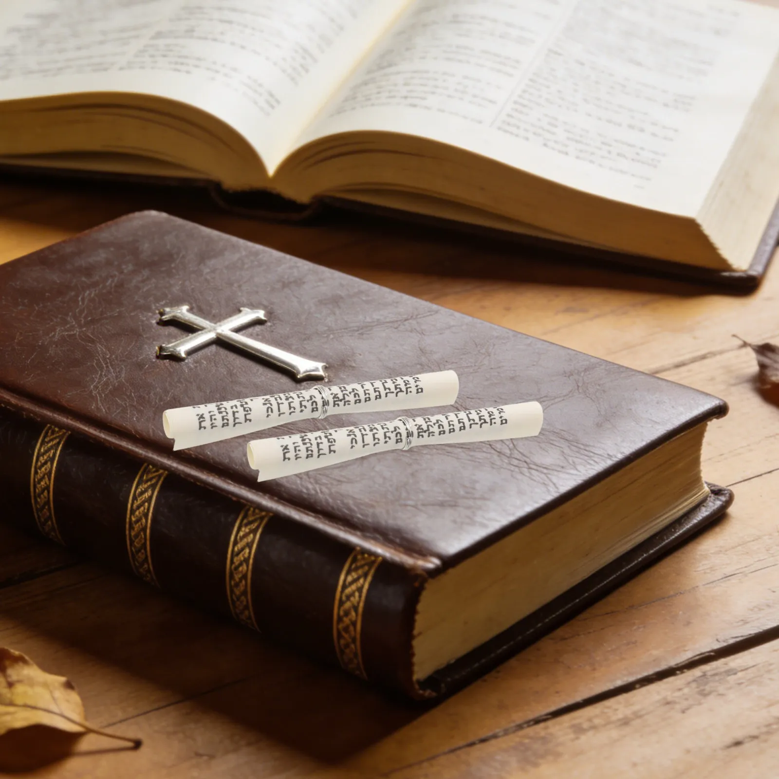 15 Pergaminos Kosher para Mezuzá, Decoración Hebreo-Judaica para el Hogar, Pergaminos Enrollados para Bendición de Puerta