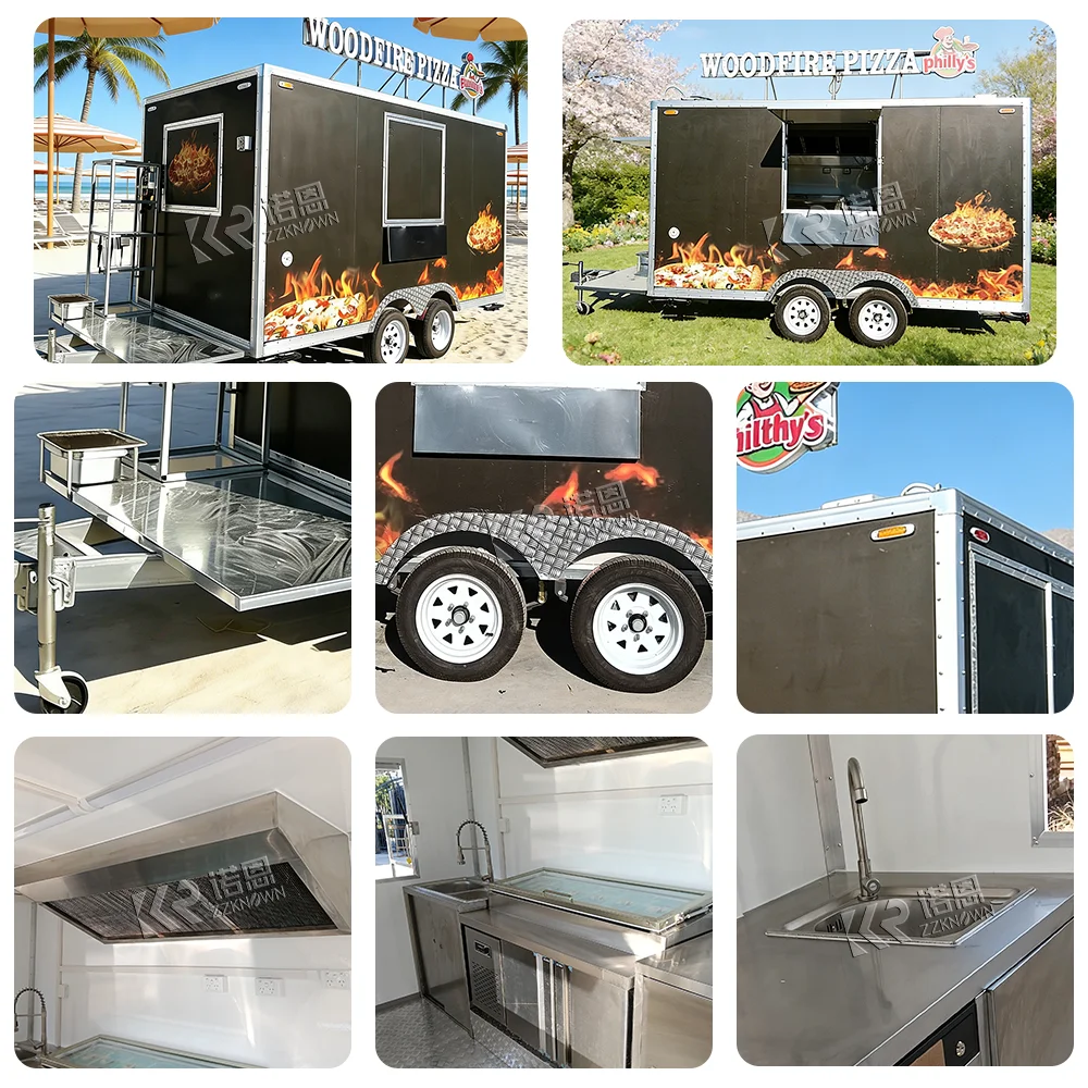Customizable Food Vending Cart - Commercial Kitchen Trailer recension och pris