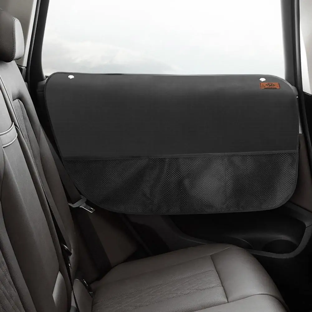 Waterproof Car Door Protector For Dogs Pet Car Door Guard Cover 600D Oxford Scratch Resistant Anti-Dirty Mat For Car Truck SUV