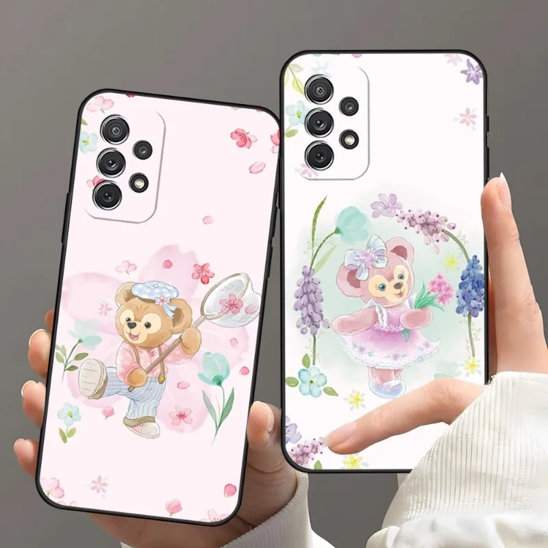 Disney Duffy Gelatoni Phone Case For Samsung S22 S23 S30 S21 S20 S9 S10 S8 S7 S6 Pro Plus Edge Ultra Fe Lite Silicone Soft Coque