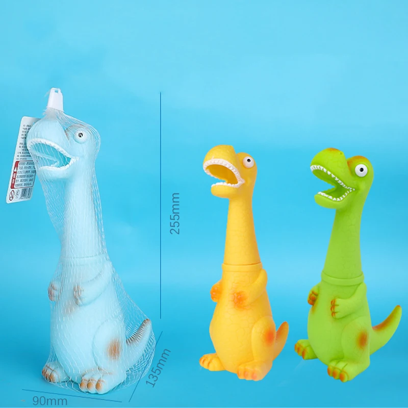 Novelty Funny Simulation Cute Dinosaur Screaming Dinosaur Creative Kids Prank Scare Toys Squeeze Screaming Decompression Toys