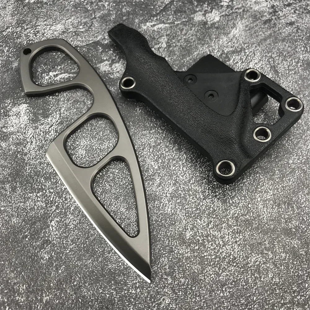 Pocket EDC Necklace Fixed Blade Knife 2.5