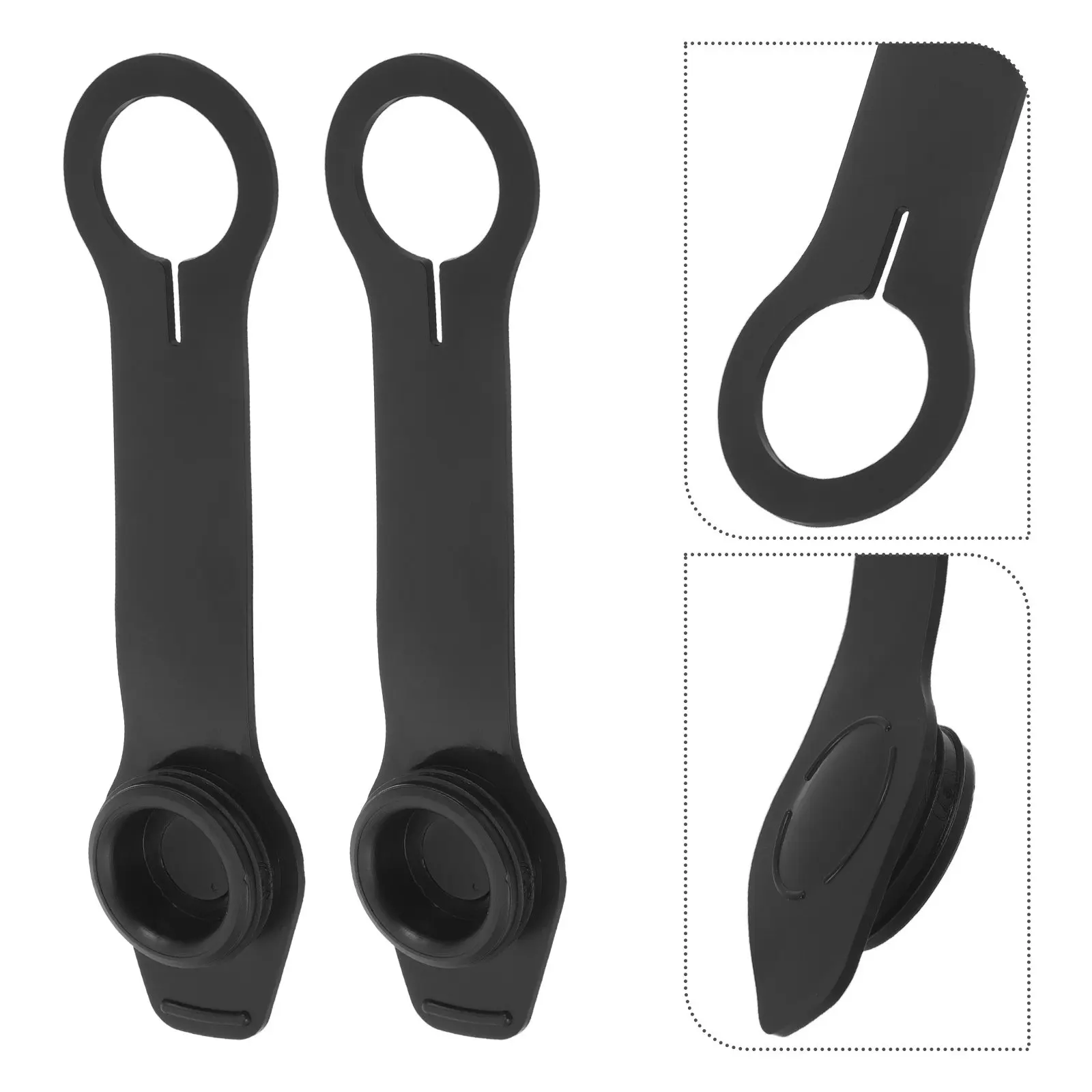 2 Pcs RV Water Injection Cap Camper Inlet Hatch Garden Hose Thread for Replacement Exterior Port Plumbing Parts Caravan Cover