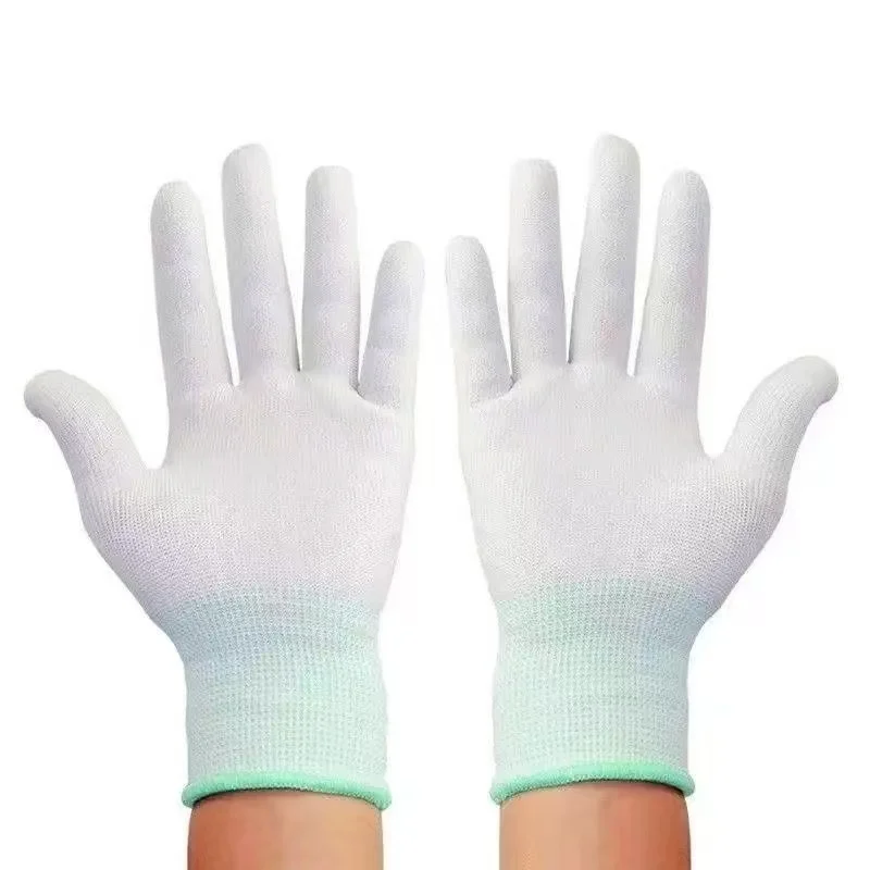 

22 шт. (11 пар) белых прочных перчаток для уборки дома и рыбалки, удобные, ультратонкие, дышащие, эластичные, многофункциональные