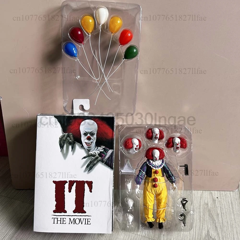 Figurka NECA Joker Stephen King Clown Pennywise Figurka Akcji Model Zabawka Horror Lalka Prezent Świąteczny Dla Przyjaciela Dekoracja Pokoju