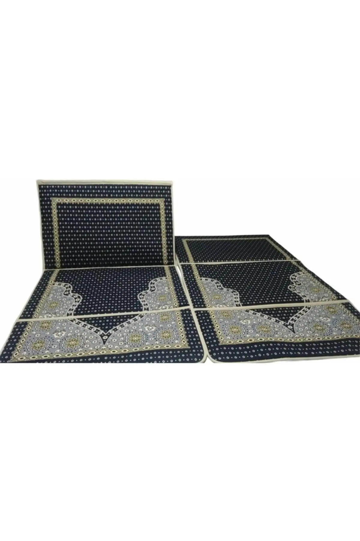 DOLBOVI prayer-prayer Rug-back support prayer Rug-back-back-2 pcs Meditation Rug-foldable prayer Rug