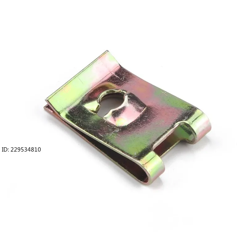 170 boxes of 4 specifications - color-plated U-shaped reed nuts, clip nuts with stainless steel screws