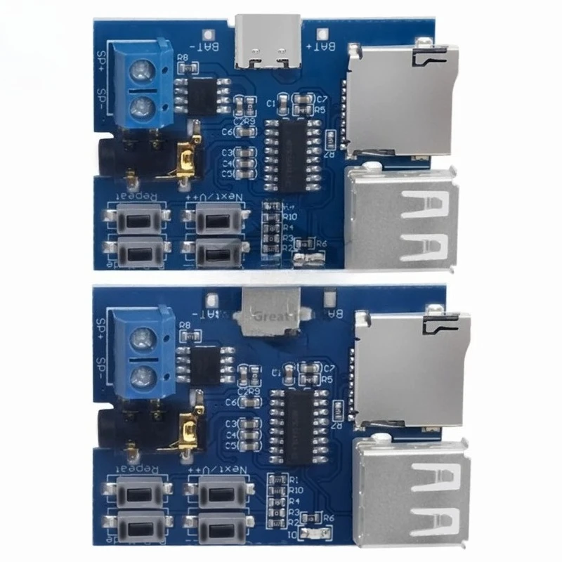 TF MP3 Decoder Module with MicroSD/USB Support – High-Fidelity Audio Amplifier Board for DIY Players TYPE-C/MIRCO