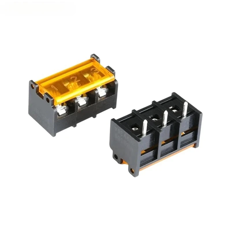 5pcs HB9500 Lid Barrier Terminal 9.5MM Pitch 30A High Current Connectors Barrier Blocks HB-9500 2/3/4/5/6/7/8/9/10Pin Connector