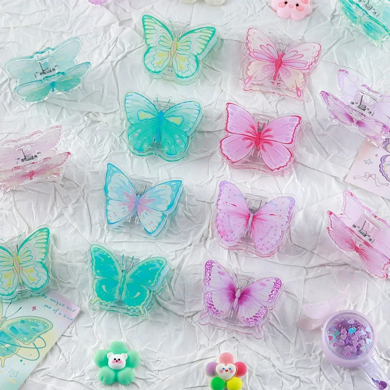 clips-en-acrylique-papillon-kawaii-48-pieces-lot-pour-photos-artisanat-decoration-notes-lettres-fournitures-scolaires-et-de-bureau