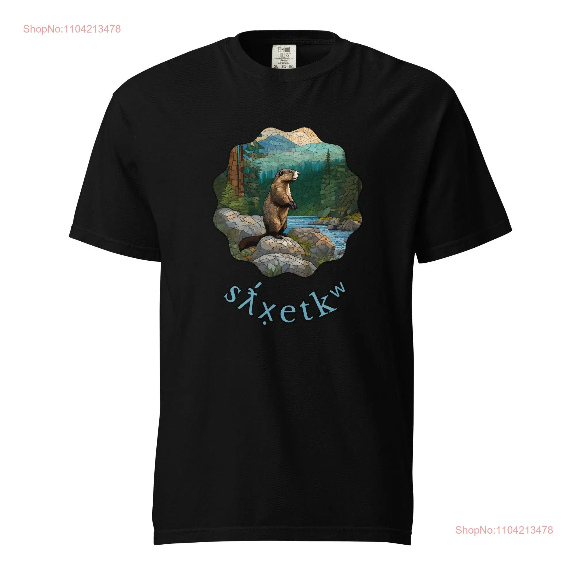 Salish Pend d Oreille Kalispel Language T Shirt Spokane sƛxetkʷ long or short sleeves