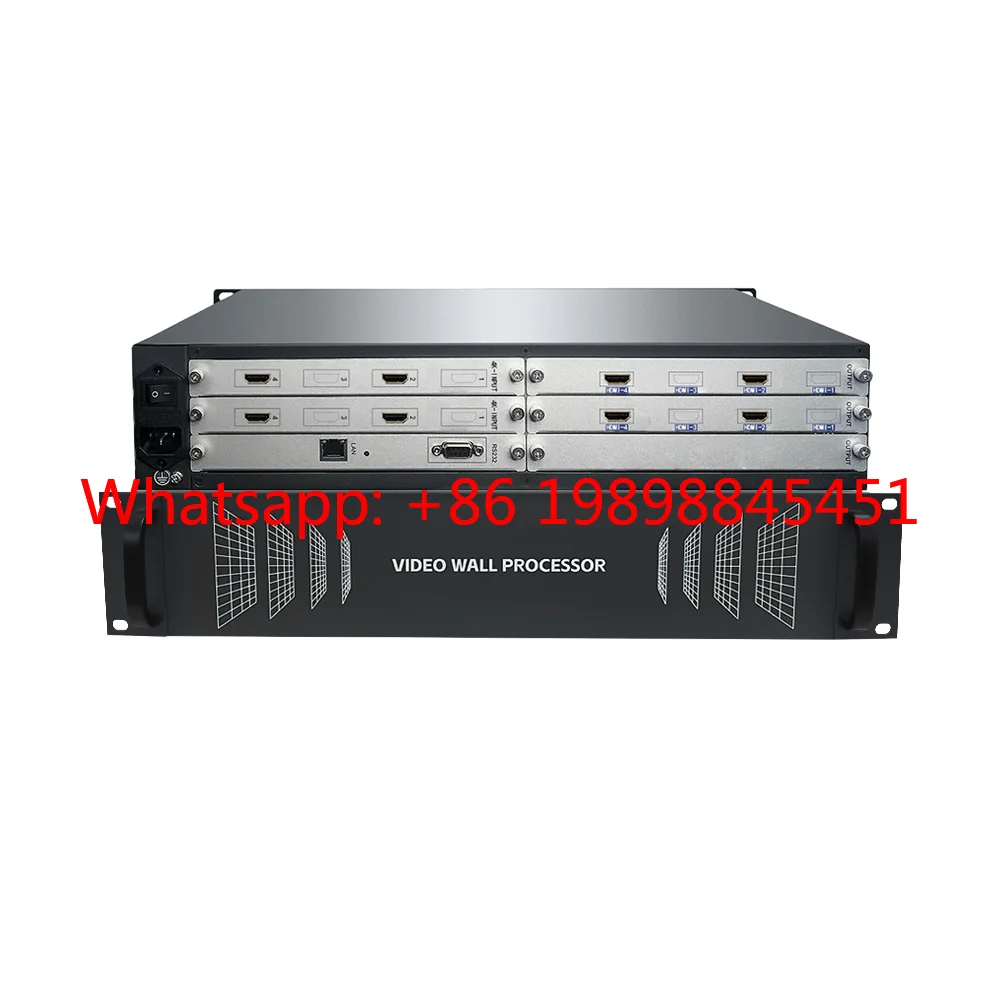 4K30 4x4 Video Wall Processor 2K Resolution Arbitrary Splicing LED Wall Controller