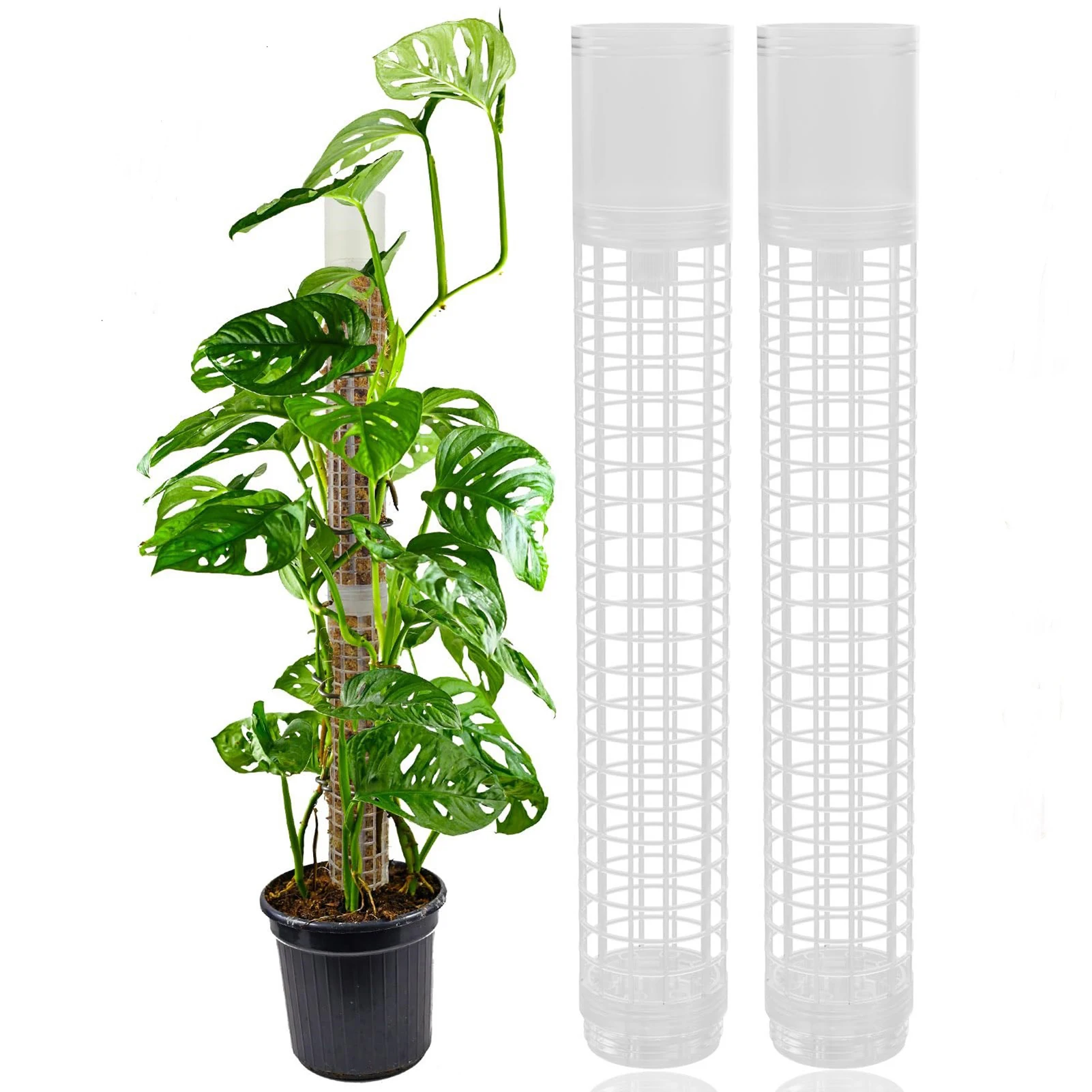 

Plant Climbing Trellis Plastic Plant Supporting Moss Pole Automatic Watering Continuous Moisture Pole for Garden Climbing Plants