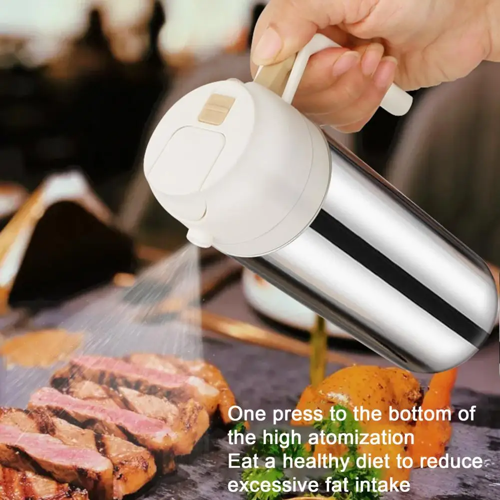 360/450/500ML Stainless Steel Oil Sprayer Cooking Grilling Baking Salad BBQ Olive Oil Dispenser Spray Bottle Kitchen Gadgets