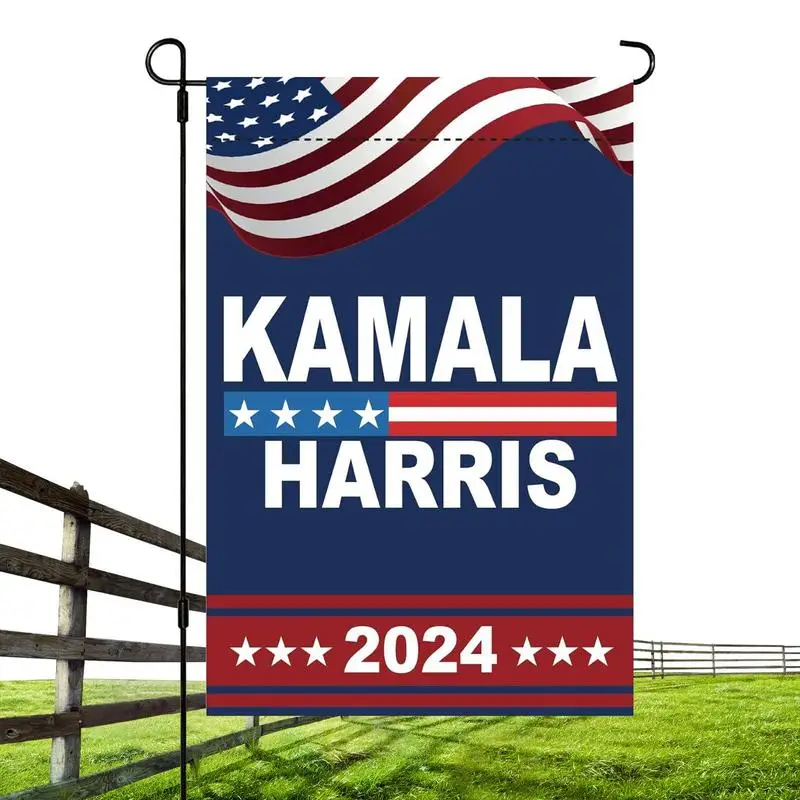 

Kamala Devi Harris Flag Outdoor Decorative Banner 12x18 Inch Patio Flag Garden Election Banner Outdoor Flag For Porches