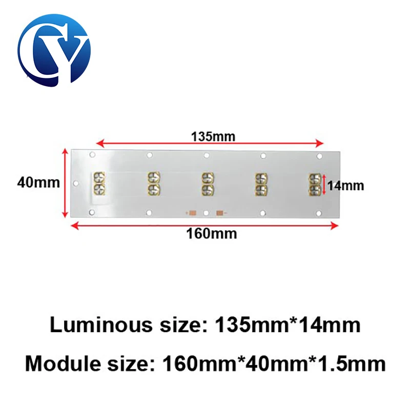 عالية الجودة 6565 الكوارتز عدسة 36nm 38nm UV LED وحدة 100 واط 39nm 40nm للطابعة المسطحة الحبر تجفيف علاج