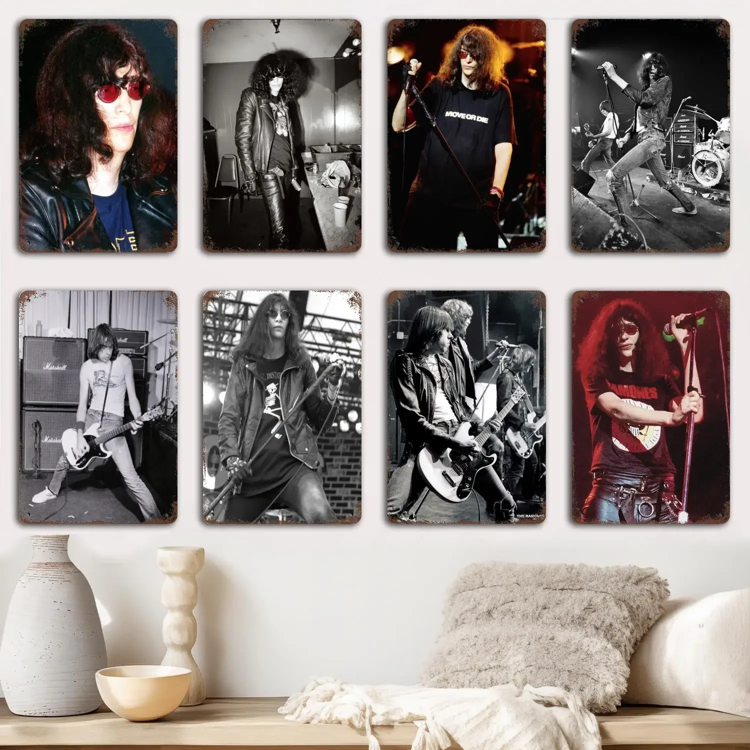 Joey Ramone poster Metal Signs wall decor Vintage Tin Signs Captain Metal Poster Decor for Bar Pub Club Wall Decoration