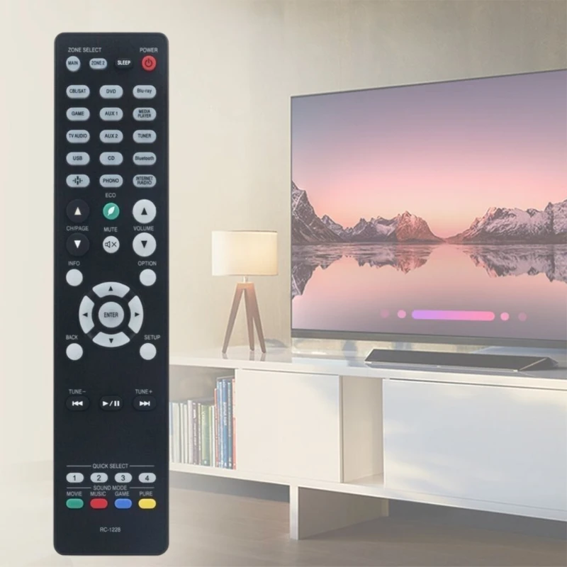 Télécommande RC1228 remplacée pour les récepteurs vidéo Denon RC1228 AVR-S750H