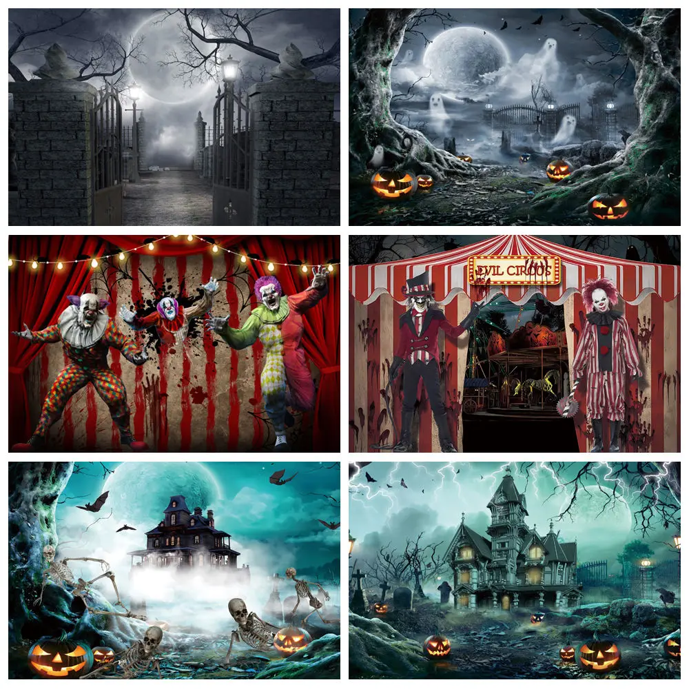 halloween-vermelho-circo-pano-de-fundo-horrivel-mal-palhaco-fantasma-terror-zumbi-cena-festa-decoracao-fotografia-fundo-estudio-foto
