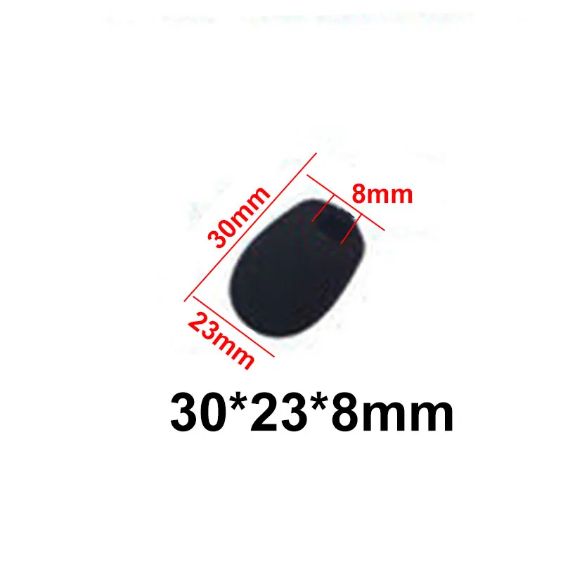 JCD 10 stks Mini Microfoon Foam Covers Mic Protector Covers Vervanging Headset Voorruit Spons Cover Microfoon Cover voor Microfoon - afbeelding 1