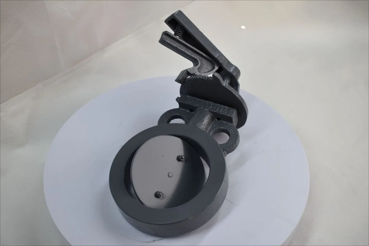 AKR Cast Iron Hot Air Butterfly Valve, Manual Automatic Matching Electric Actuator with Various Caliber Specifications