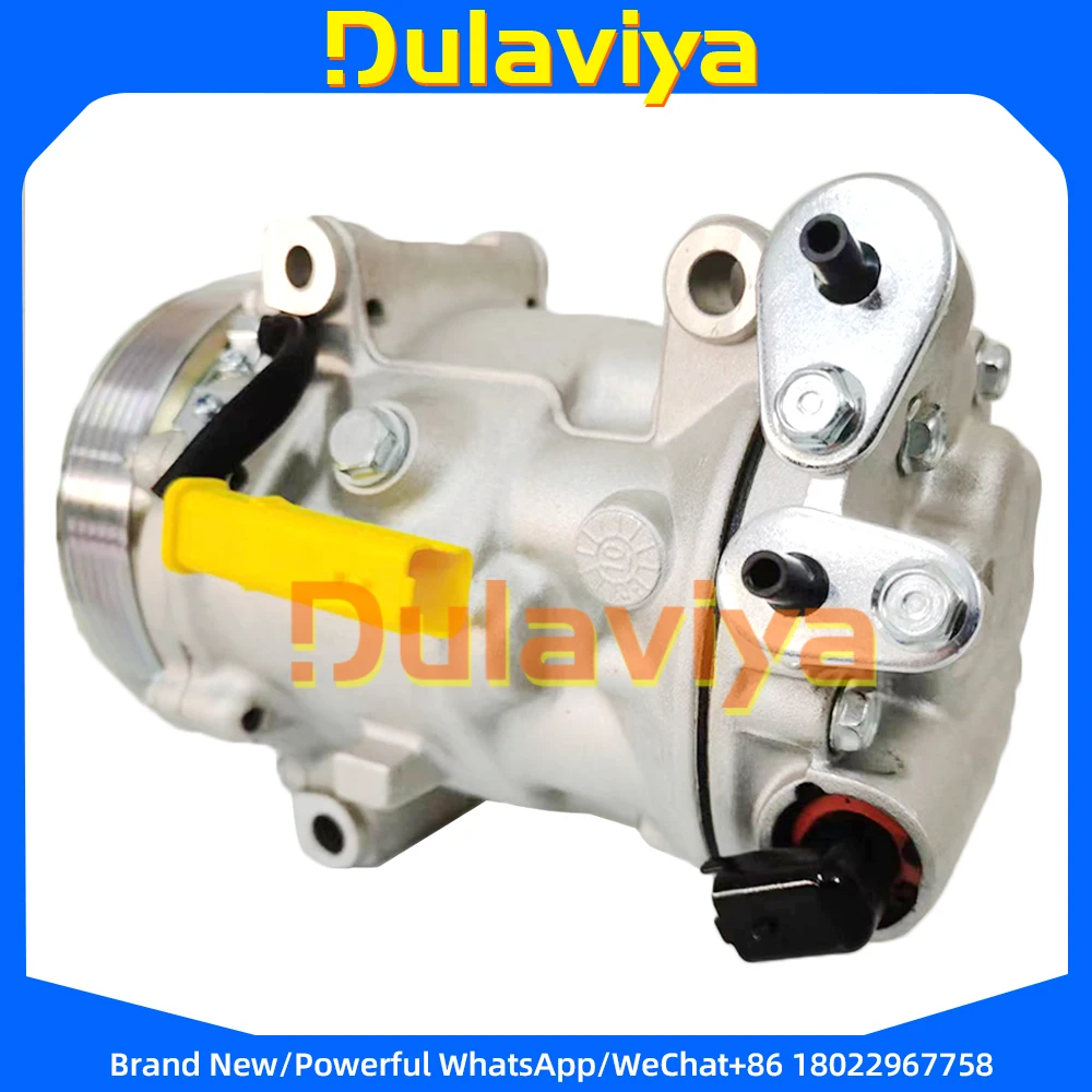 SD7C16 Car AC Compressor for CITROEN II III  PEUGEOT 607 407  1.6 1.8  2.0 2004-2009 9648138980 9654764280 9656574080 9660555380